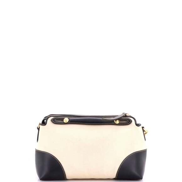 Fendi Logo By The Way Satchel Canvas #241936F12B - Picture 3 of 7